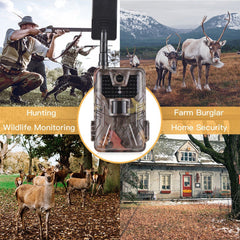 4G Hunting Trail Camera 16MP 1080P 0.3s Trigger Speed Infrared Wildlife Night Vision Camera