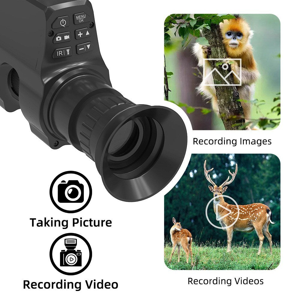 1080P Digital Night Vision Goggles Infrared Night Vision Monocular with 940nm IR Flashlight