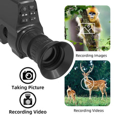 1080P Digital Night Vision Goggles Infrared Night Vision Monocular with 940nm IR Flashlight
