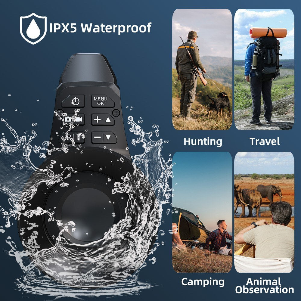 1080P Digital Night Vision Goggles Infrared Night Vision Monocular with 940nm IR Flashlight