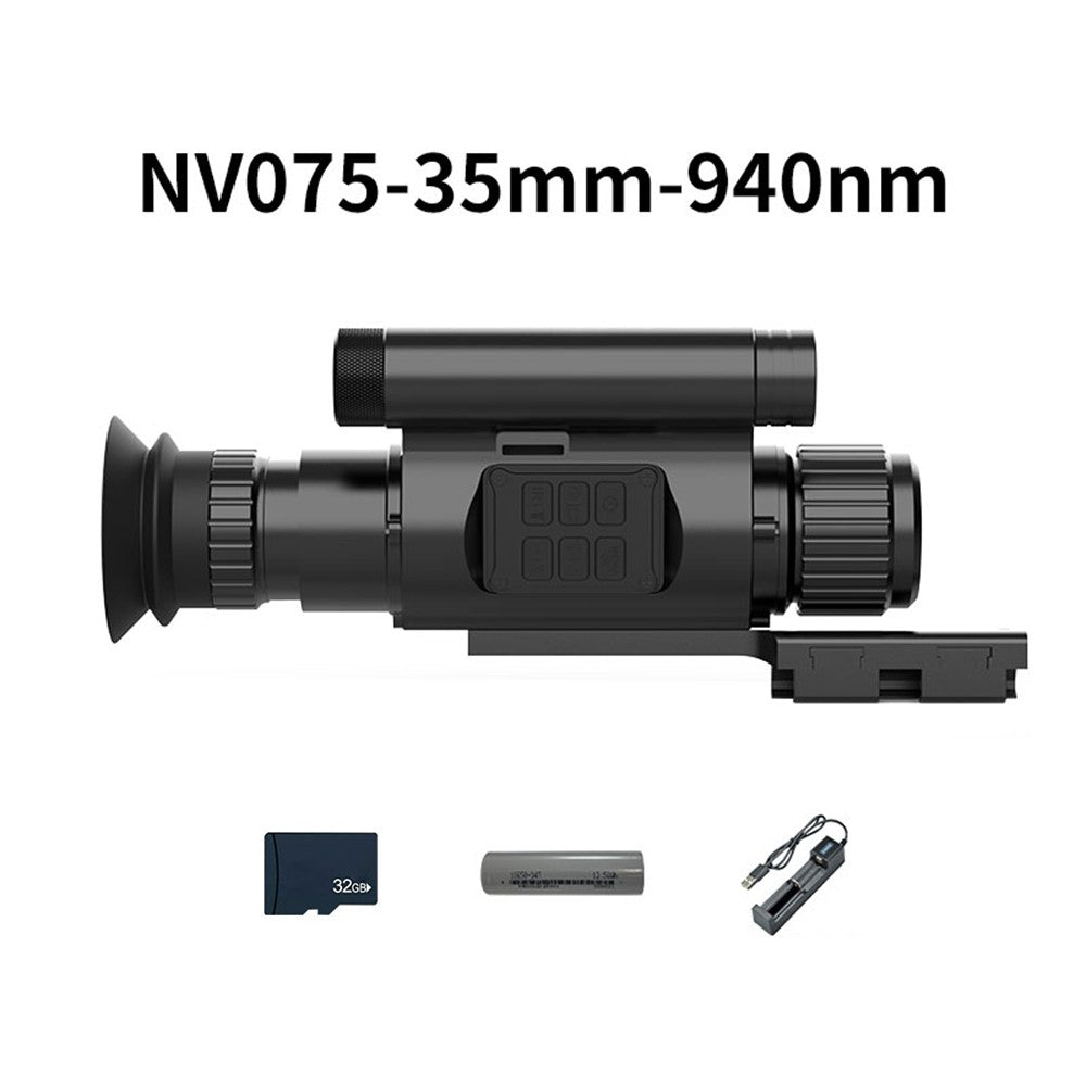 Magnification 4X Digital Zoom Infrared Night Vision Scope 1.2 Inch OLED Screen 3MP Monocular
