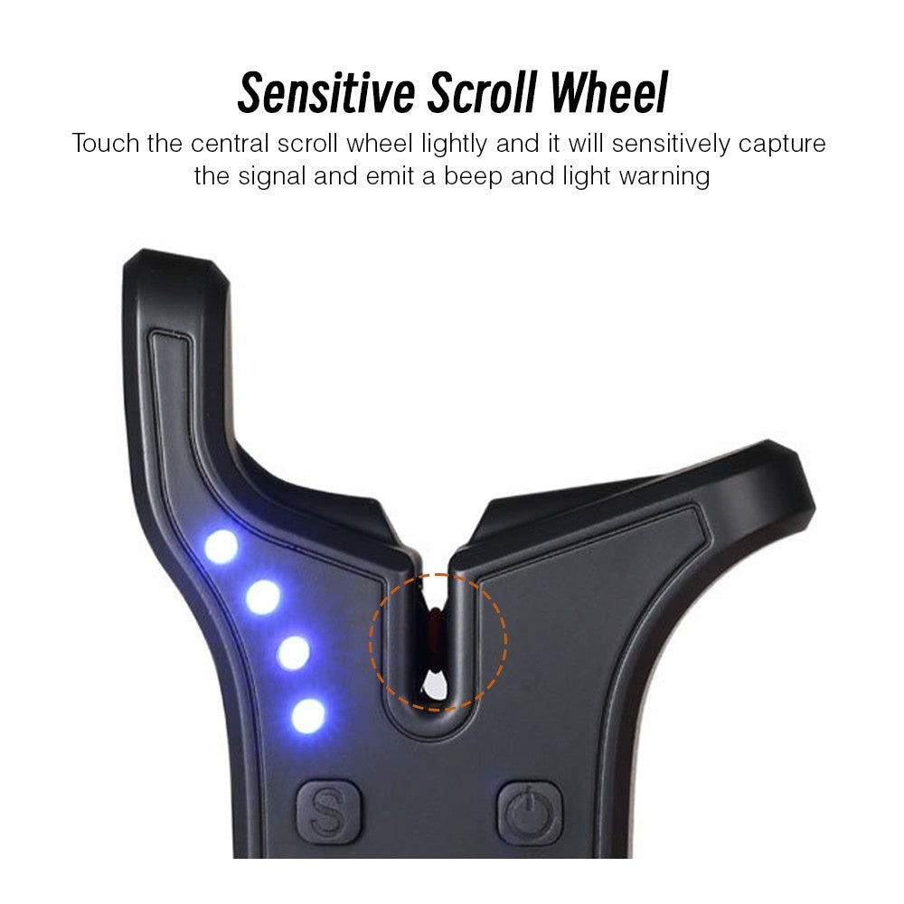 Electronic Fishing Bite Sound Alarm Indicator Sound Bite Alert Bell with LED Lights