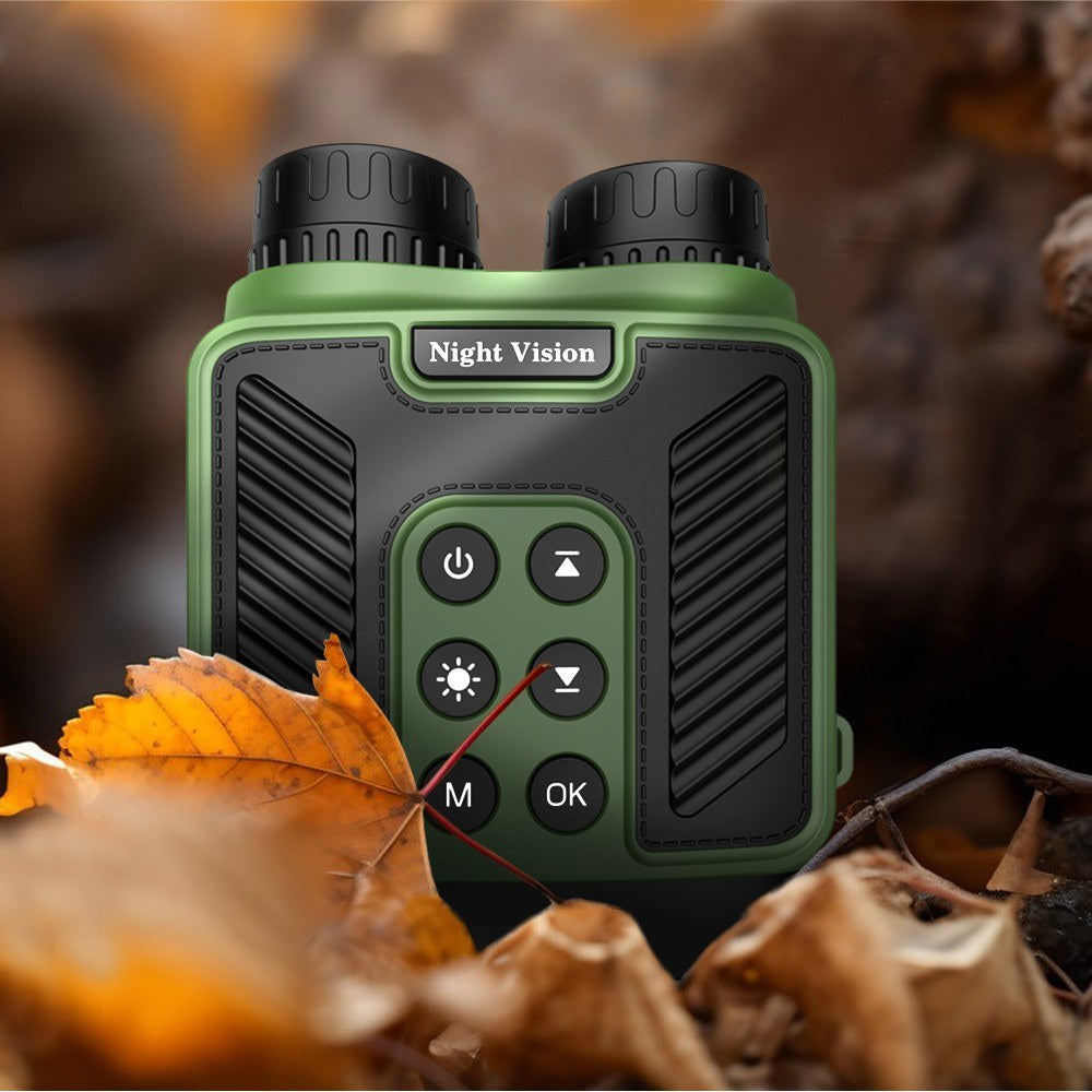 Compact Night Vision Binoculars for Adults with Infrared - Lightweight Digital Camera with 10x Optical Zoom and 2.5K UHD Video Resolution