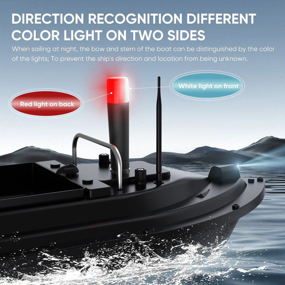 LED Boat Navigation Lights Waterproof, 300-500M, IP67, Magnetic, Type-C Charging - Essential for Night Fishing