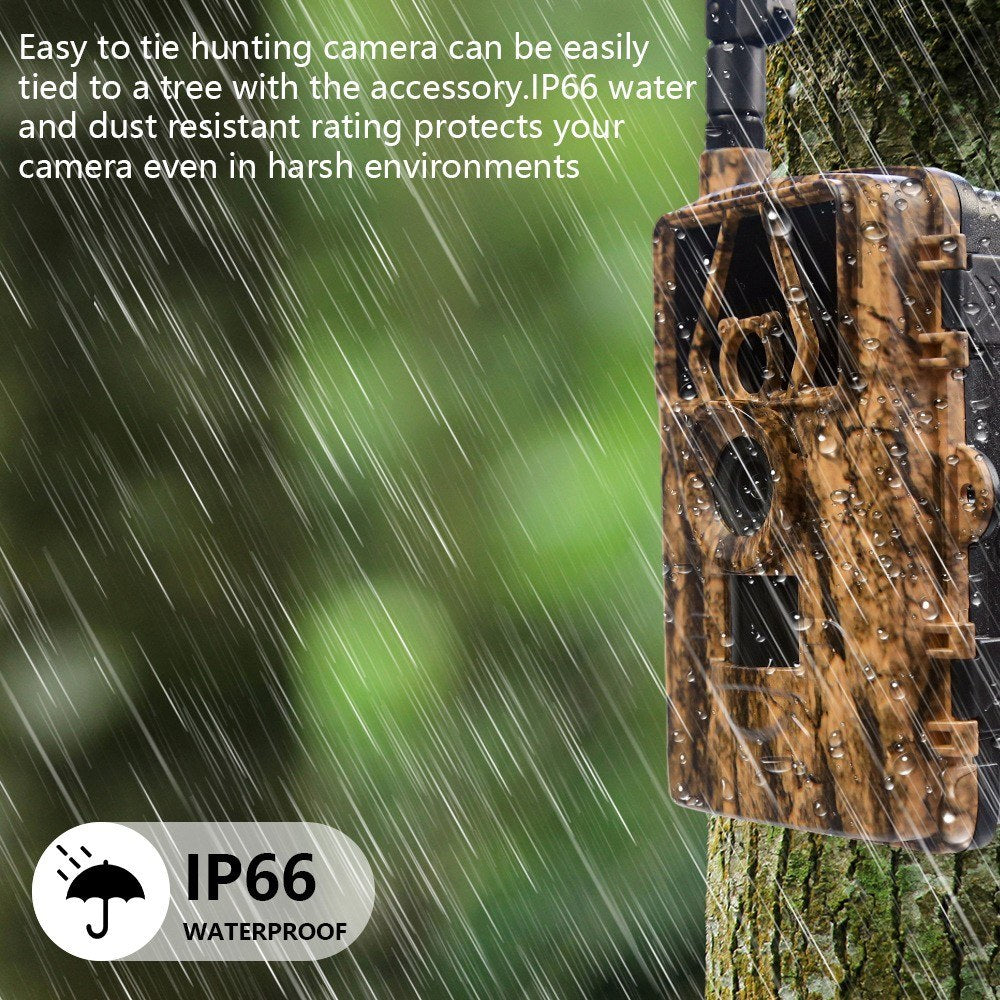 Trail Cam with 8K Video 60MP Images Night Vision Motion Activated Waterproof Wildlife Camera for Hunting Home Surveillance & Security Cameras