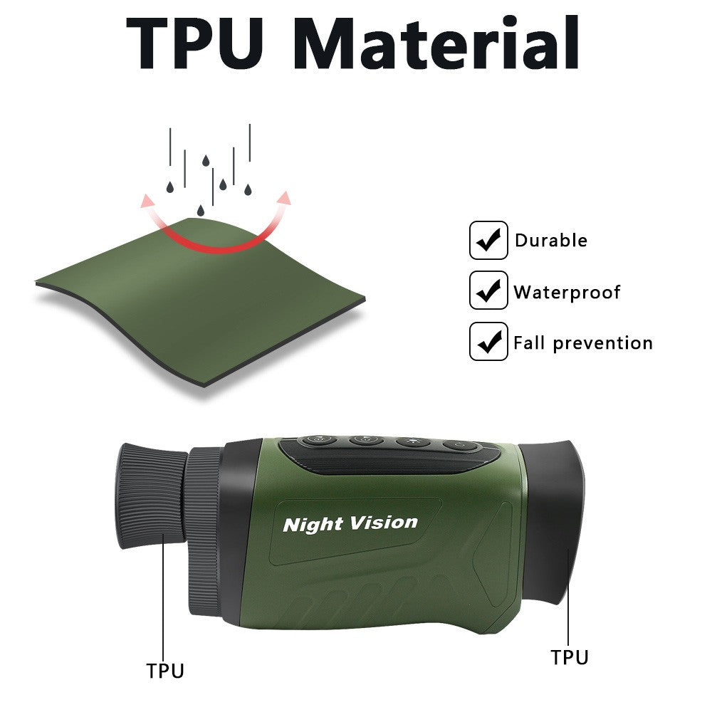 Night Vision Monocular 2.5K Video 40MP Photo 8X Zoom Infrared Monocular 350m Range Compact Digital Night Vision Telescope IR Monocular Scope Camera