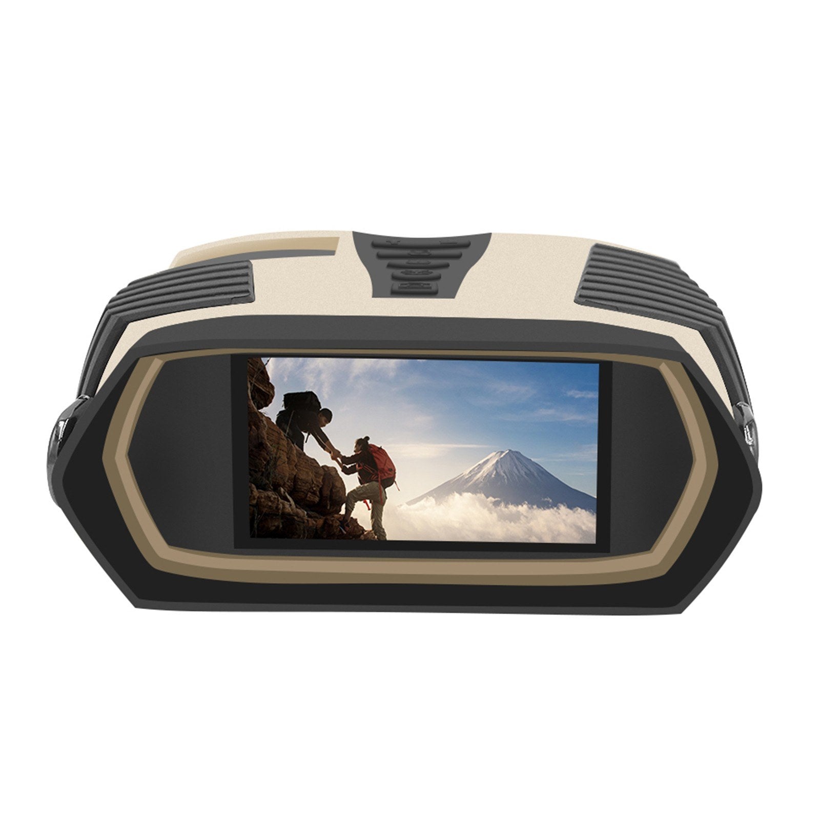 Binoculars with Camera Night Vision Scope 4X Optical Zoom 8X Digital 3" LCD Screen 2.5K Video 3W IR Waterproof IP65 for Hunting Outdoor Telescope
