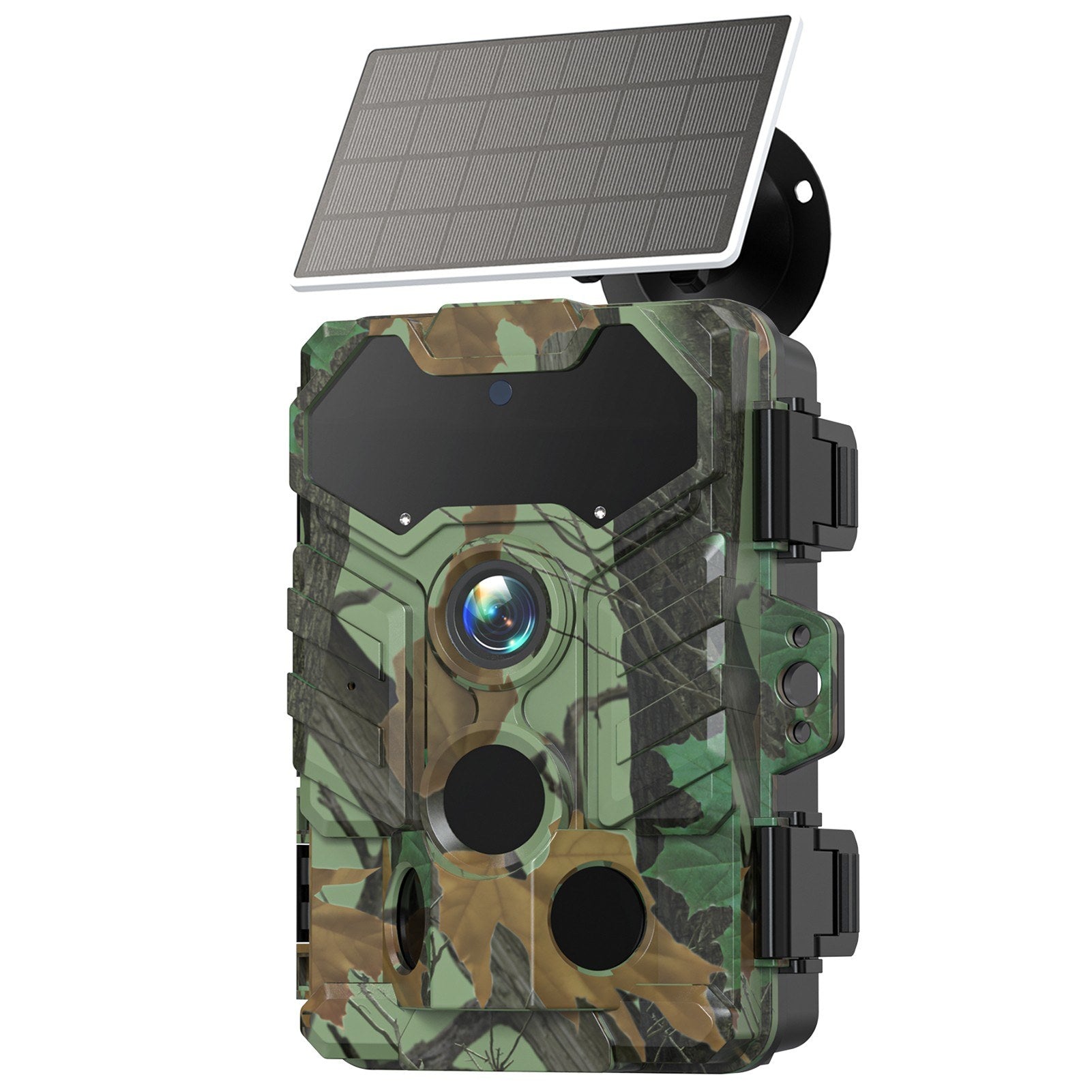 Solar Camera Outdoor Wireless Trail Camera 32MP Infrared Night Vision WiFi Enabled IP66 Waterproof Wildlife Hunting Camera Wireless Solar Powered