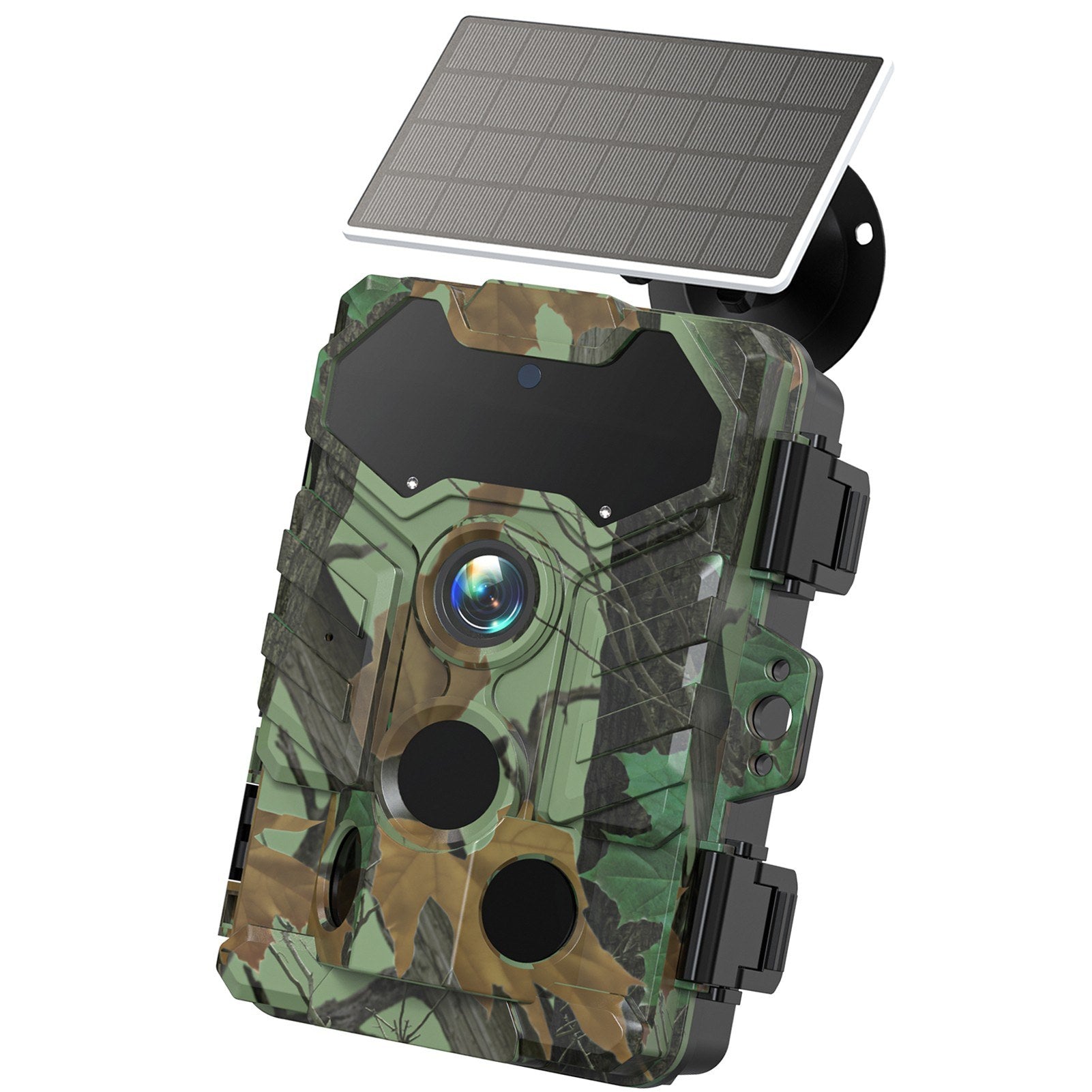 Solar Camera Outdoor Wireless Trail Camera 32MP Infrared Night Vision WiFi Enabled IP66 Waterproof Wildlife Hunting Camera Wireless Solar Powered