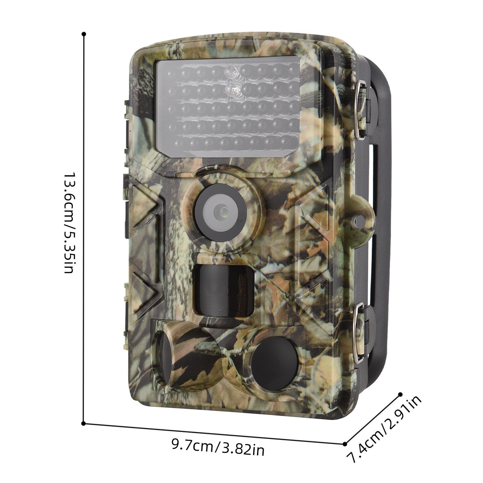 Trail Cameras 2.7K High Clear Hunting Trail Camera Night Vision 120° Wide Angle 0.3S Trigger IP65 Water Resistant Outdoor Wildlife Camera