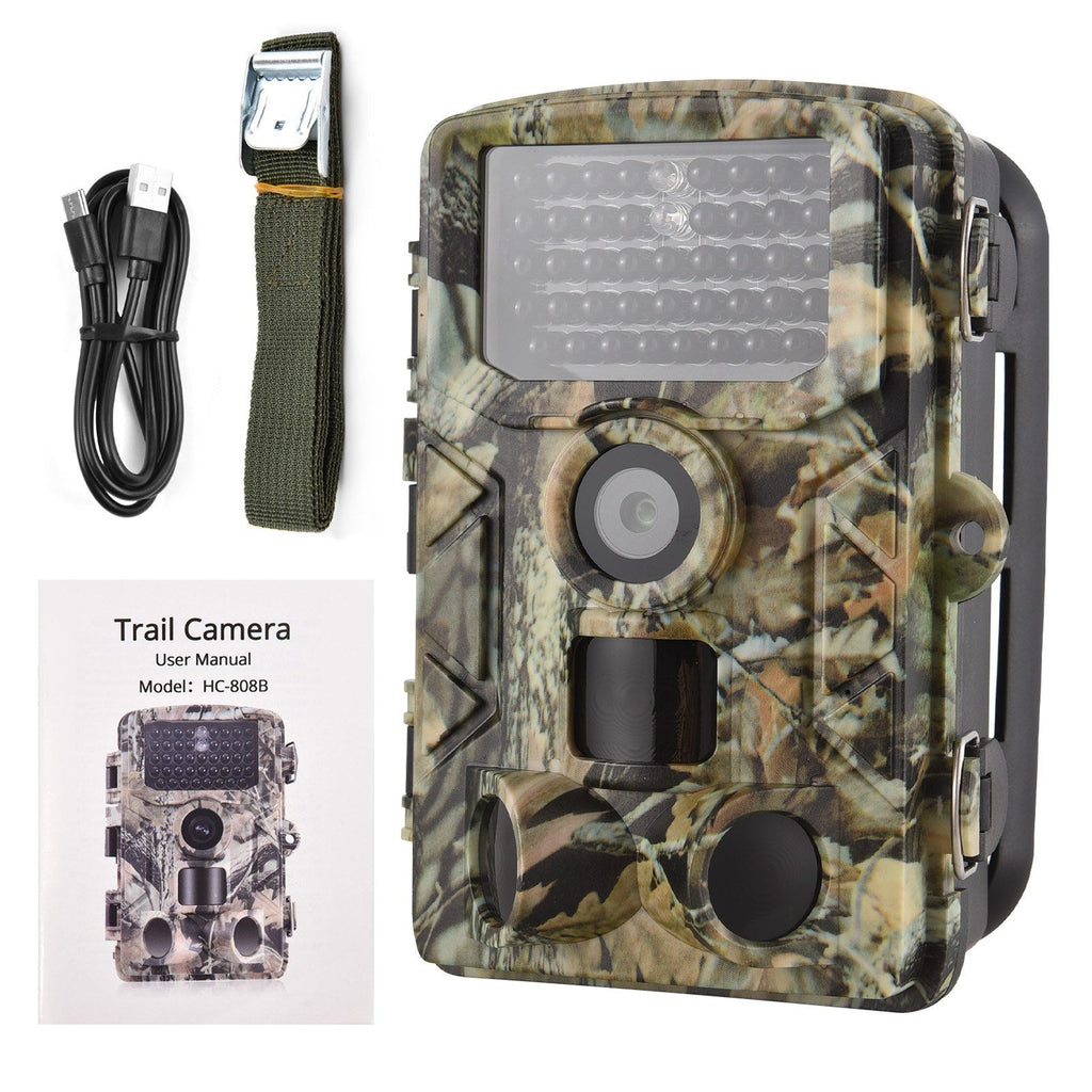 Trail Cameras 2.7K High Clear Hunting Trail Camera Night Vision 120° Wide Angle 0.3S Trigger IP65 Water Resistant Outdoor Wildlife Camera