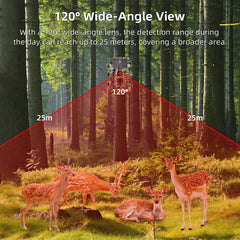 Trail Cameras 2.7K High Clear Hunting Trail Camera Night Vision 120° Wide Angle 0.3S Trigger IP65 Water Resistant Outdoor Wildlife Camera