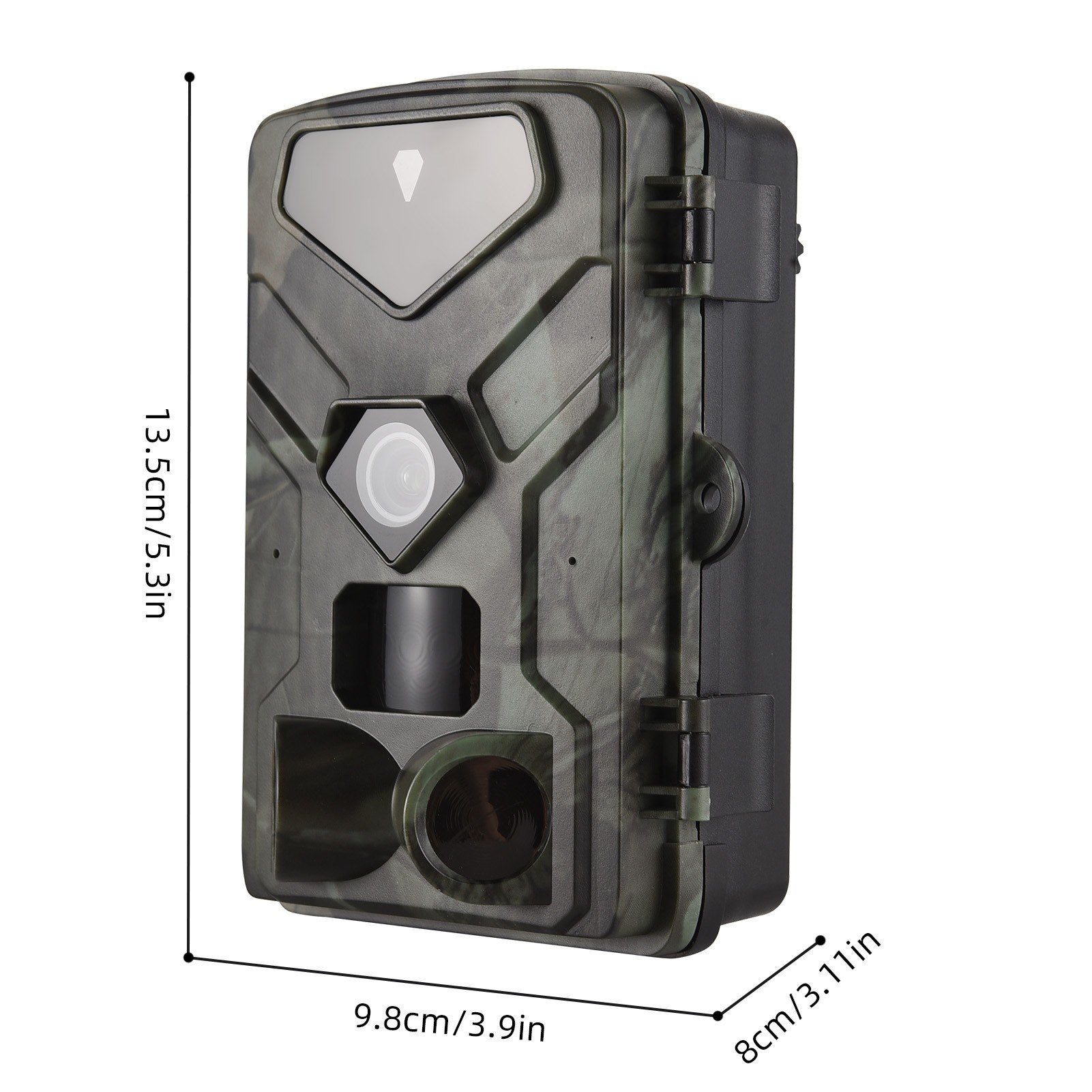 Night Vision Hunting Camera 4K Ultra High Clear Trail Camera Wildlife Motion Activated Camera 120° Wide Angle 0.3S Trigger Speed IP65 Waterproof