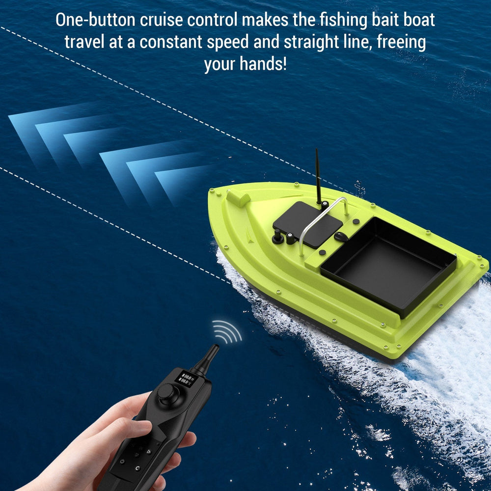 500m Remote Control Wireless Remote Control Fishing Bait Boat Waterproof Fishing Feeder Device with Sonar Sensor 18000mAh Battery Capacity