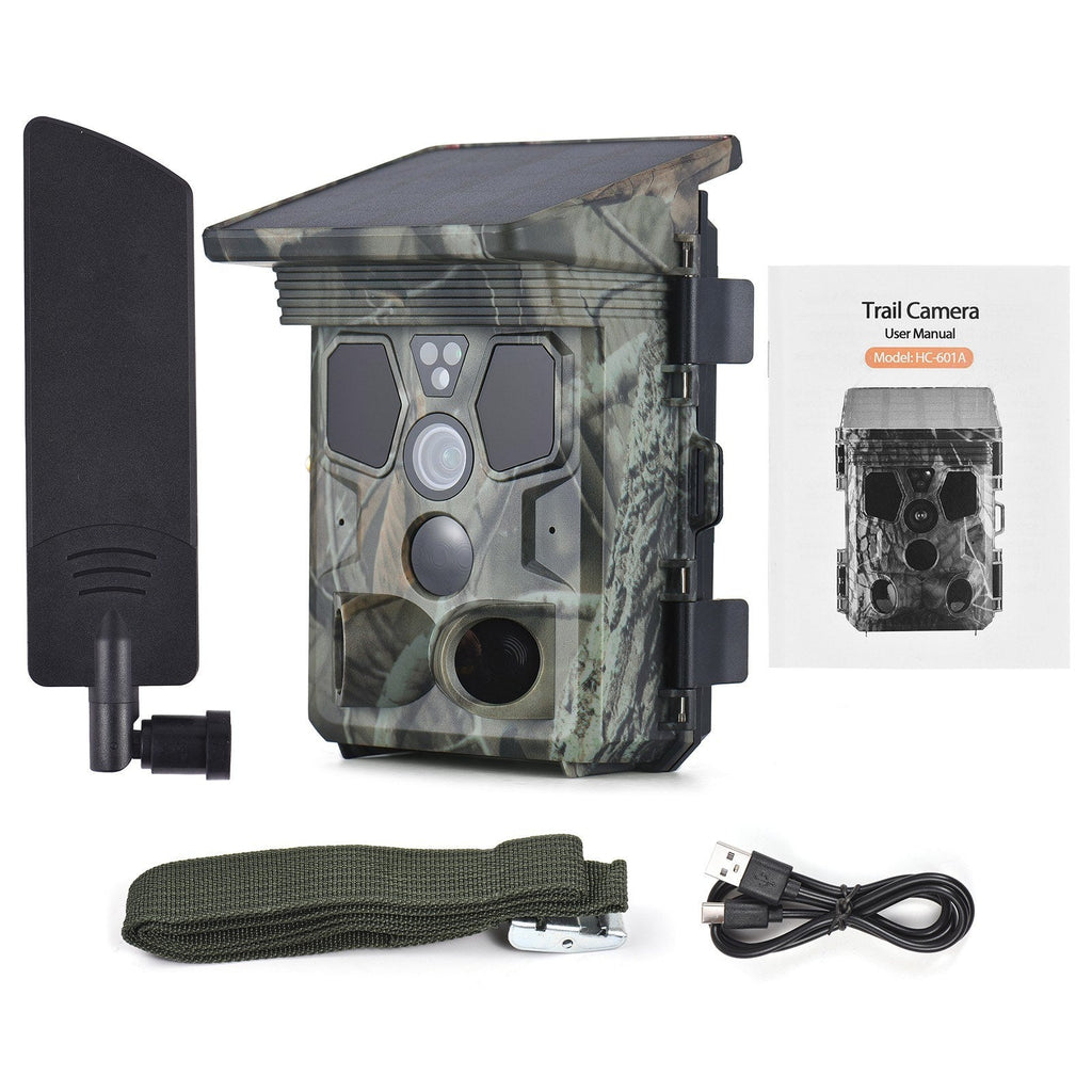 4G LTE Trail Camera Live-Streaming 2K 30MP Night Vision 0.3s Trigger Time 120° Wide Sensor Hunting Camera