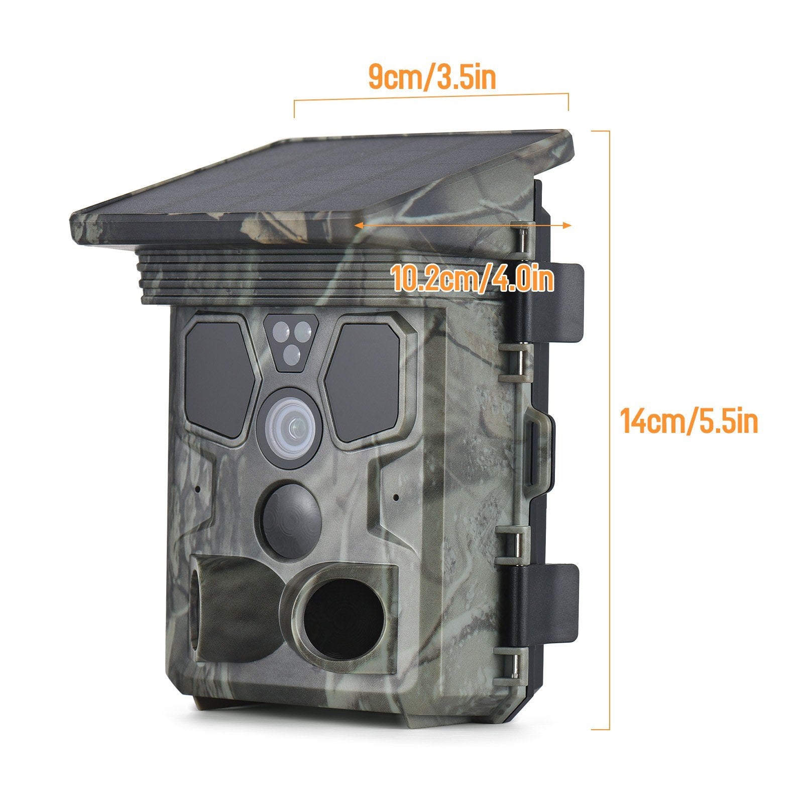 4G LTE Trail Camera Live-Streaming 2K 30MP Night Vision 0.3s Trigger Time 120° Wide Sensor Hunting Camera