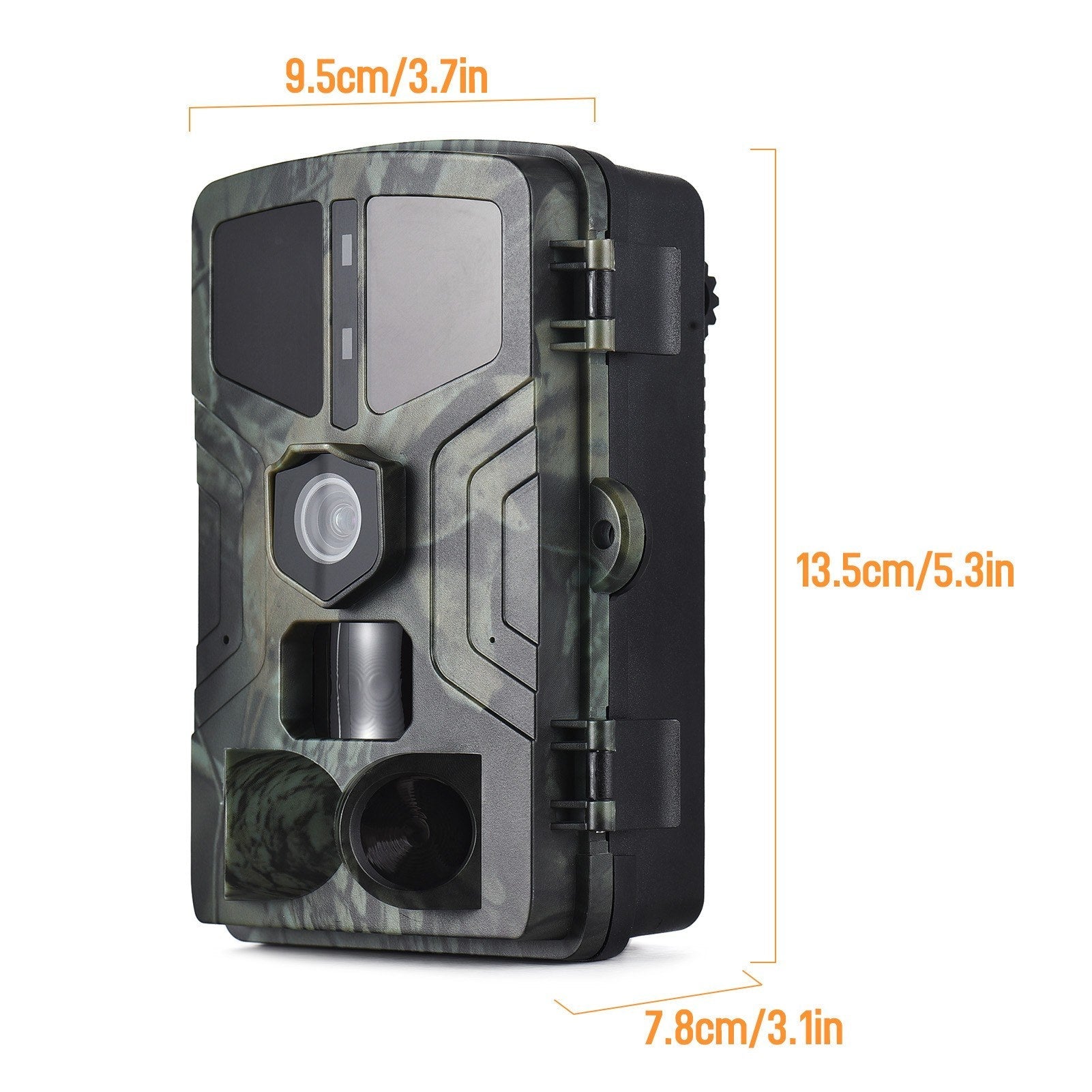 4K 50MP Trail Camera Night Vision Motion Activated Game Camera IP65 Waterproof Hunting Camera