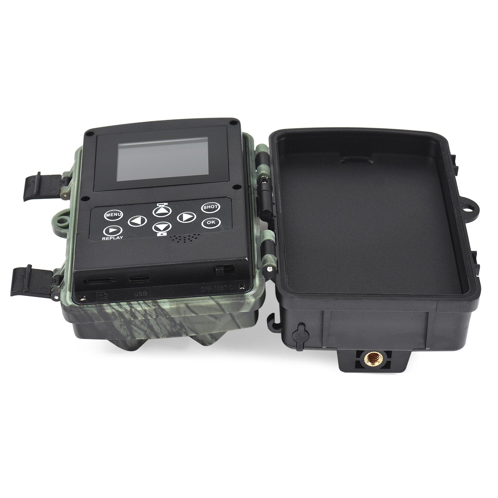 4K 50MP Trail Camera Night Vision Motion Activated Game Camera IP65 Waterproof Hunting Camera