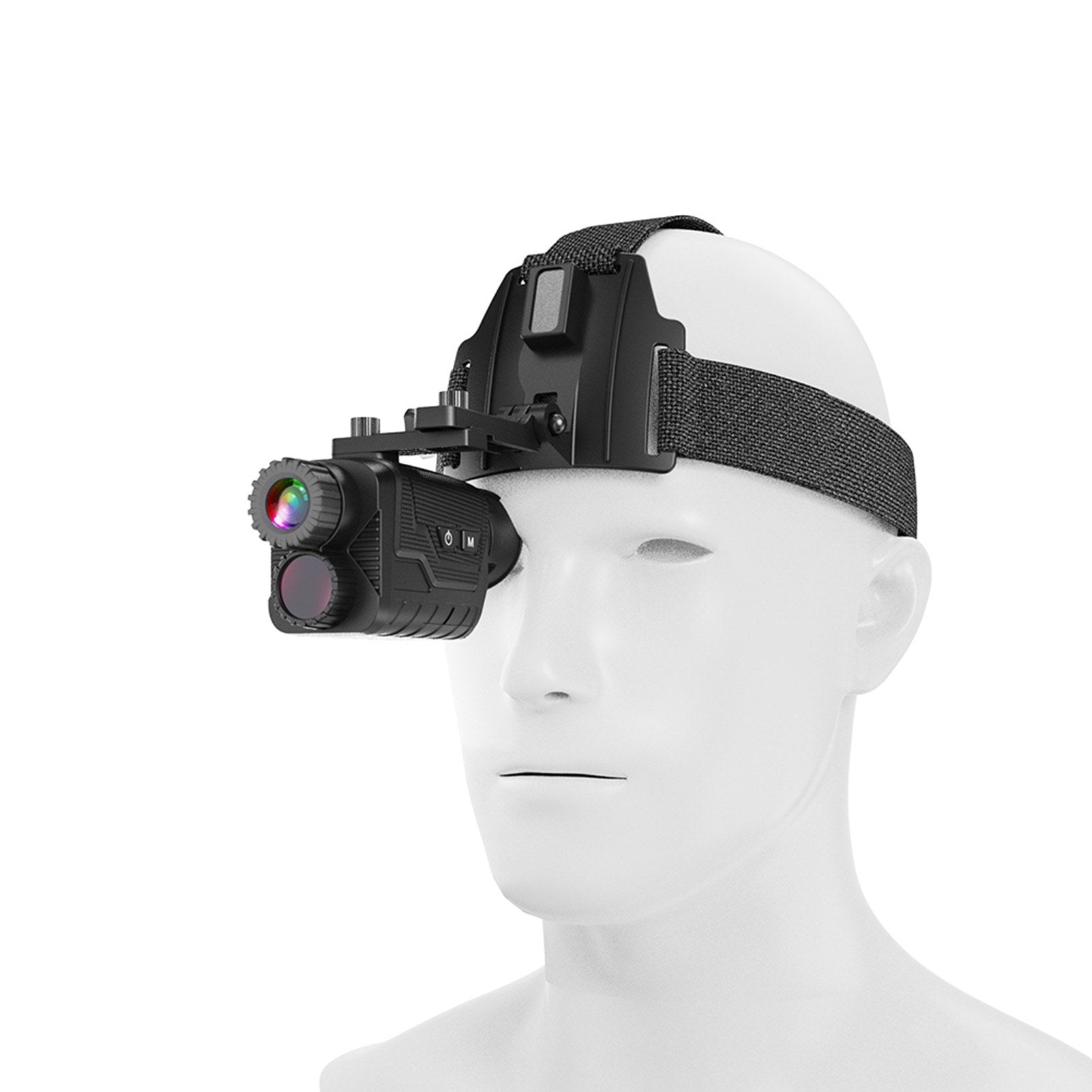 Head-Mounted Night Vision Goggle Hands-Free Infrared Monocular 4K Digital Telescope with 8X Zoom for Outdoors Viewing Distance 400M