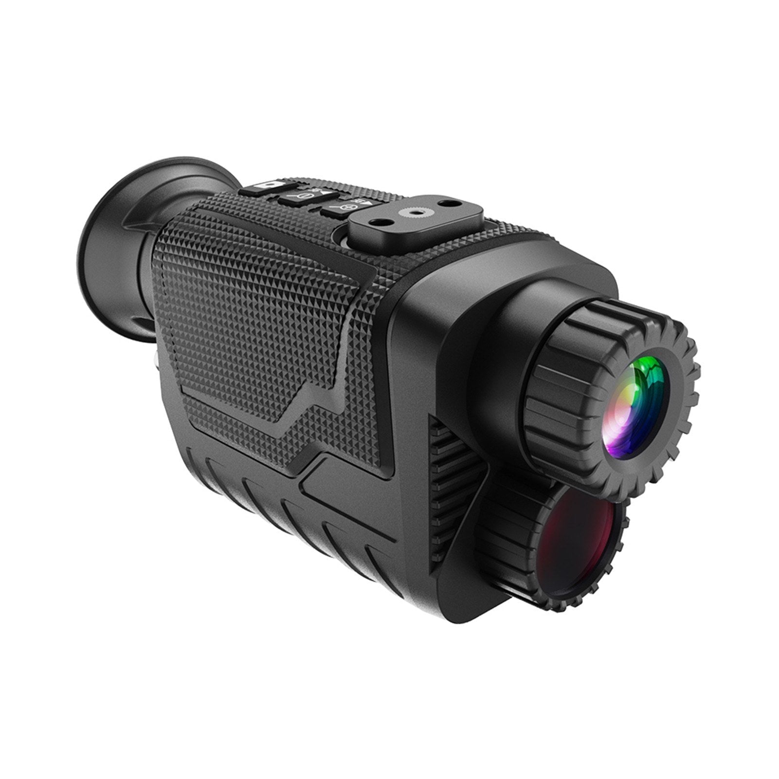 Head-Mounted Night Vision Goggle Hands-Free Infrared Monocular 4K Digital Telescope with 8X Zoom for Outdoors Viewing Distance 400M