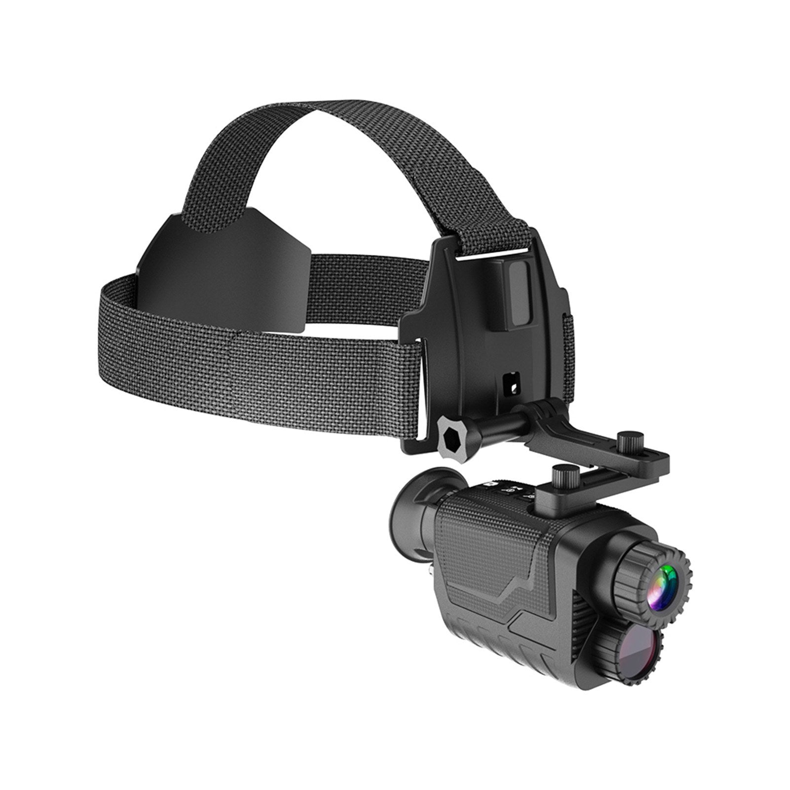 Head-Mounted Night Vision Goggle Hands-Free Infrared Monocular 4K Digital Telescope with 8X Zoom for Outdoors Viewing Distance 400M