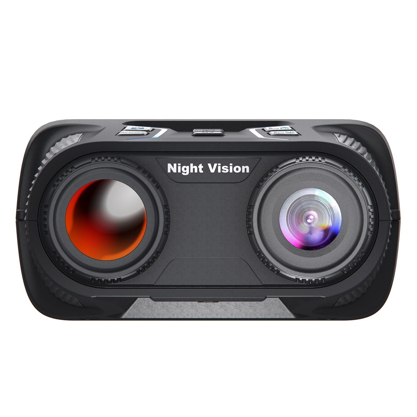 Night Vision Goggles 4K Digital Infrared Binoculars with 8X Zoom 4.5" High-Clear Screen Telescopes for Outdoors Wildlife Observation