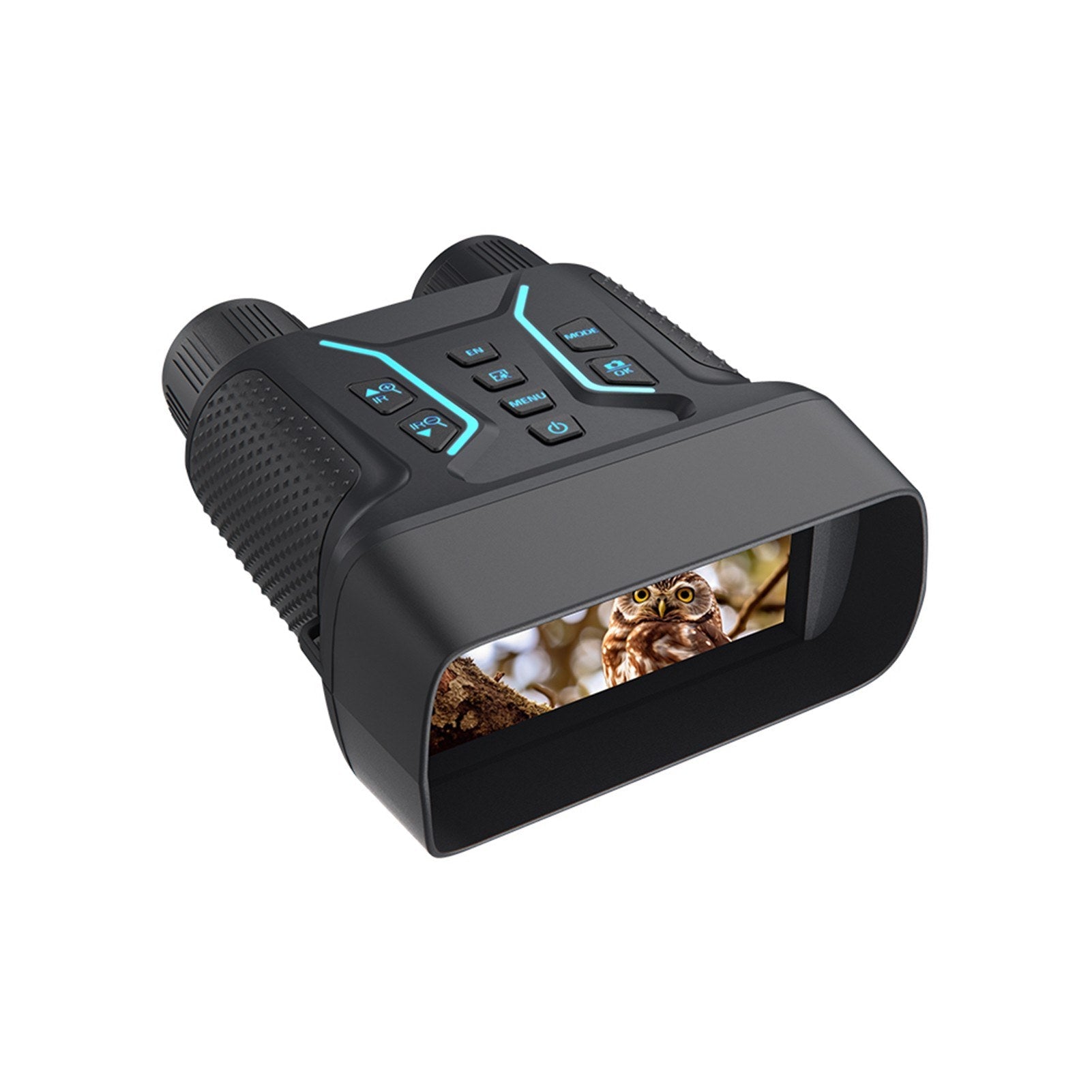 Night Vision Goggles 4K Digital Infrared Binoculars with 8X Zoom 4.5" High-Clear Screen Telescopes for Outdoors Wildlife Observation