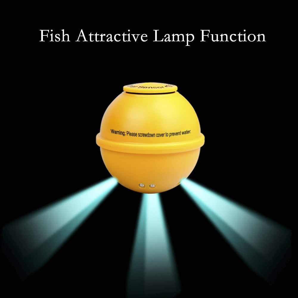 Portable Professional Sounder Wireless Sonar Fish Finder Fishing Probe Detector Fishfinder with Dot Matrix