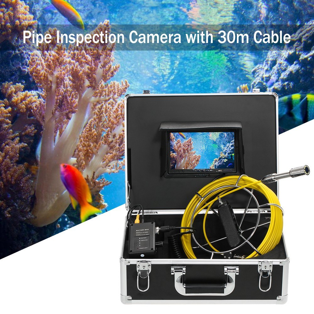 20M/30M Drain Pipe Sewer Inspection Camera