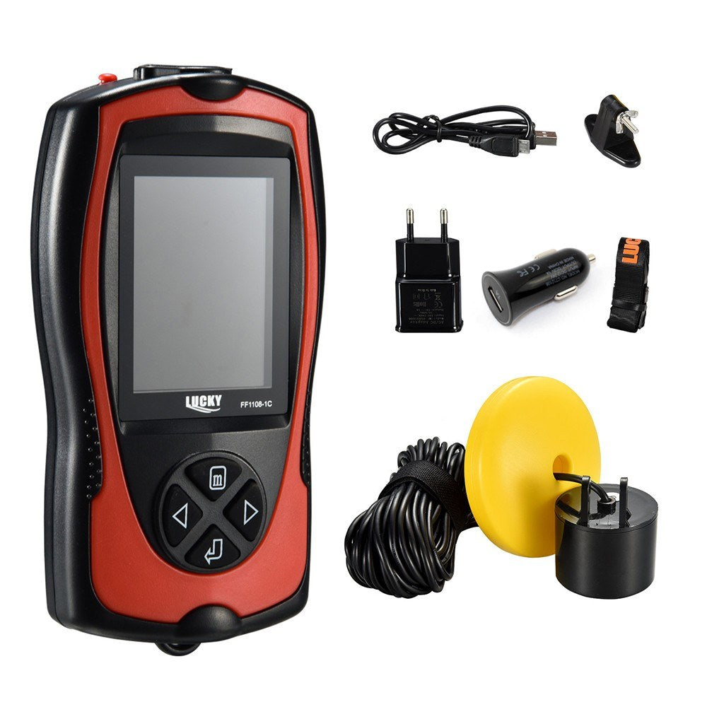 Portable Fish Finder 100M/300FT Depth Fish Alarm Wired Fish Detector
