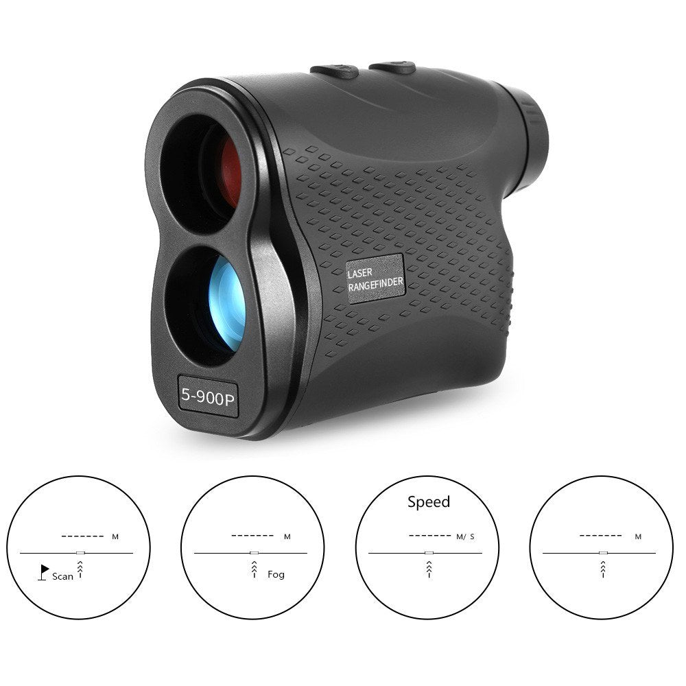 Golf Laser Rangefinder - Laser Distance Meter Speed Tester Laser Range Finder Digital Hunting Measurement Monocular Telescope