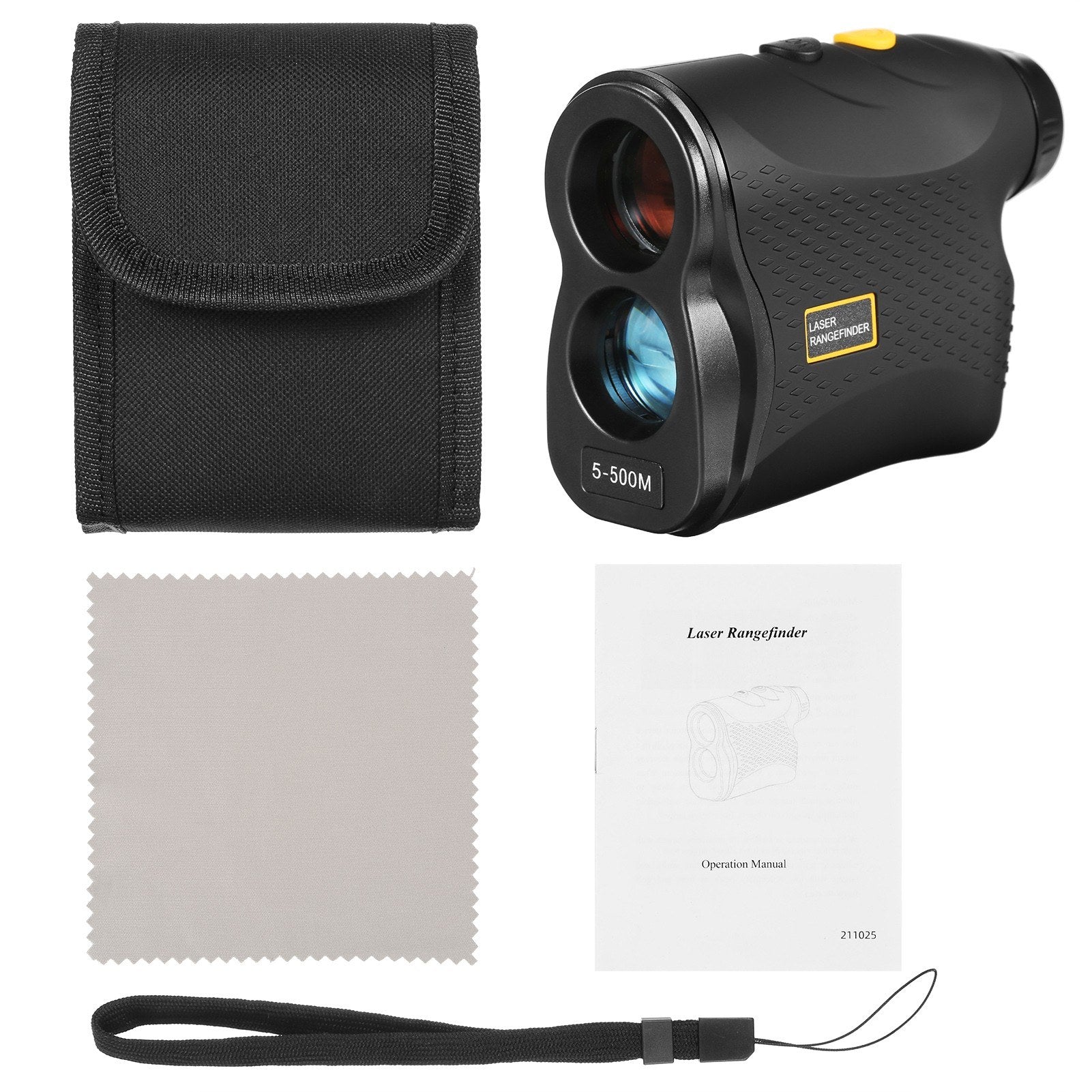 Golf Laser Rangefinder - Laser Distance Meter Speed Tester Laser Range Finder Digital Hunting Measurement Monocular Telescope