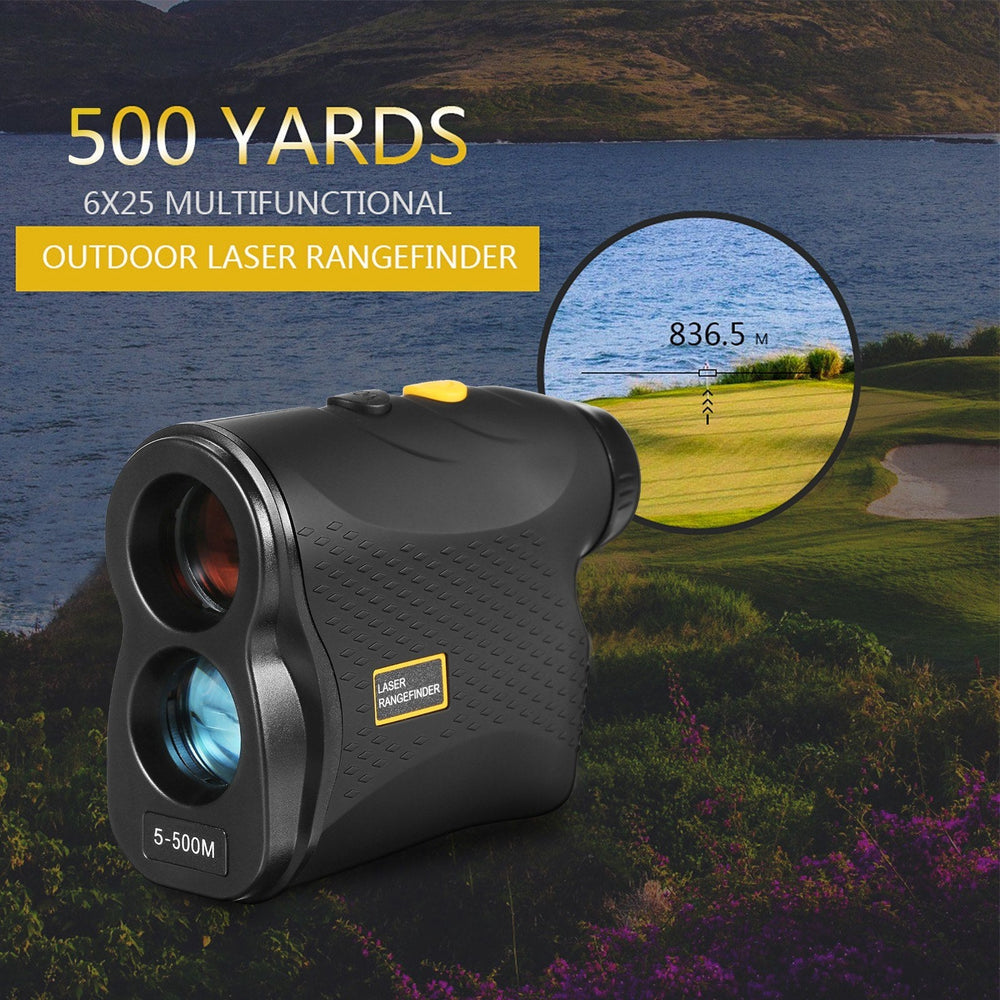 Golf Laser Rangefinder - Laser Distance Meter Speed Tester Laser Range Finder Digital Hunting Measurement Monocular Telescope