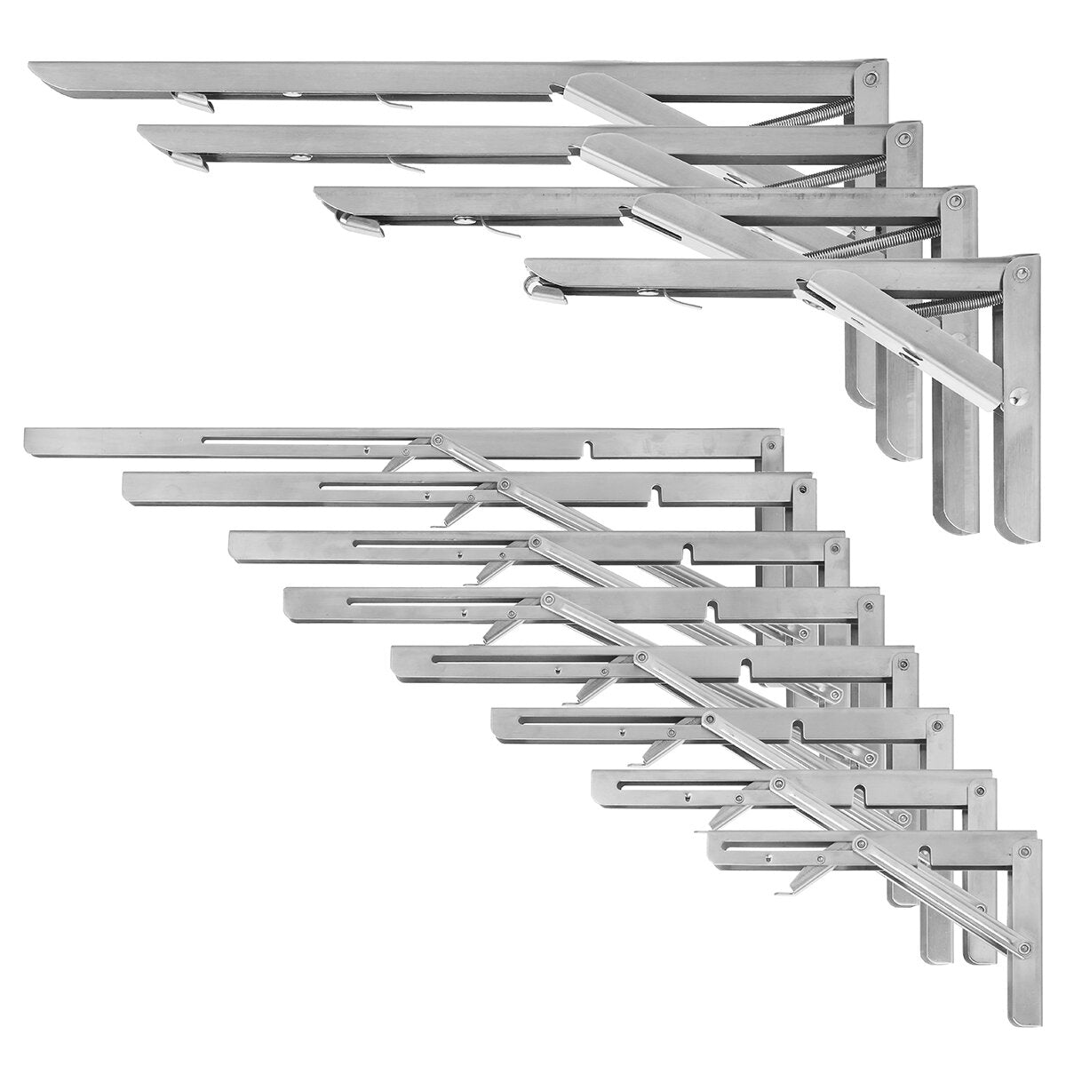 2Pcs Folding Table Bracket Wall Shelf Bench Support Stand Rack Holder Heavy Duty