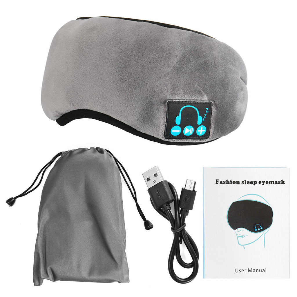 Wireless Bluetooth 5.0 Stereo Sleeping Eye Mask Music Headset Eye Cover