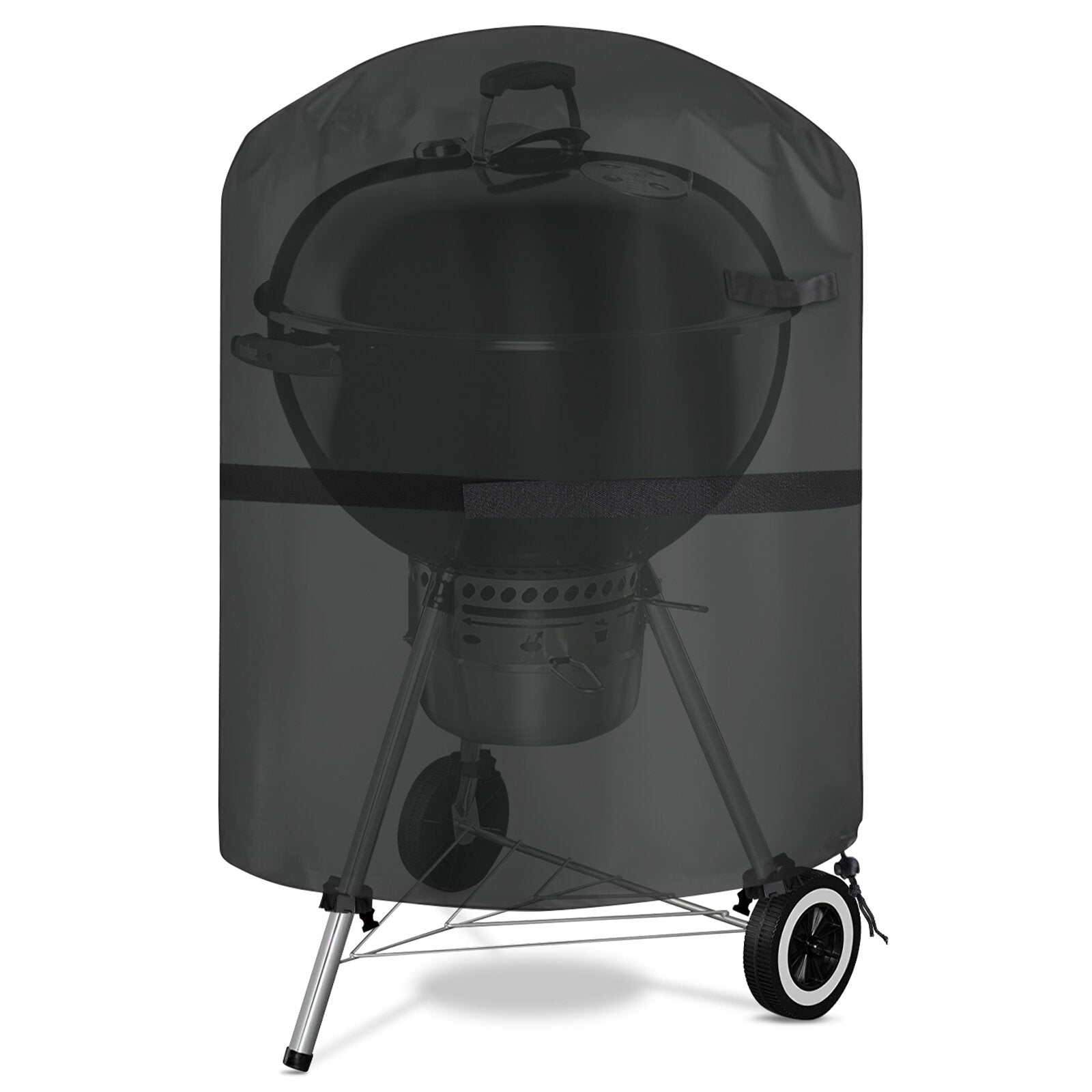 Nylon Oxford BBQ Grill Cover Waterproof Anti-UV Easy to Clean Round Grill Cover