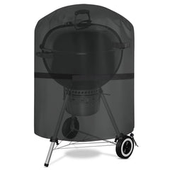 Nylon Oxford BBQ Grill Cover Waterproof Anti-UV Easy to Clean Round Grill Cover