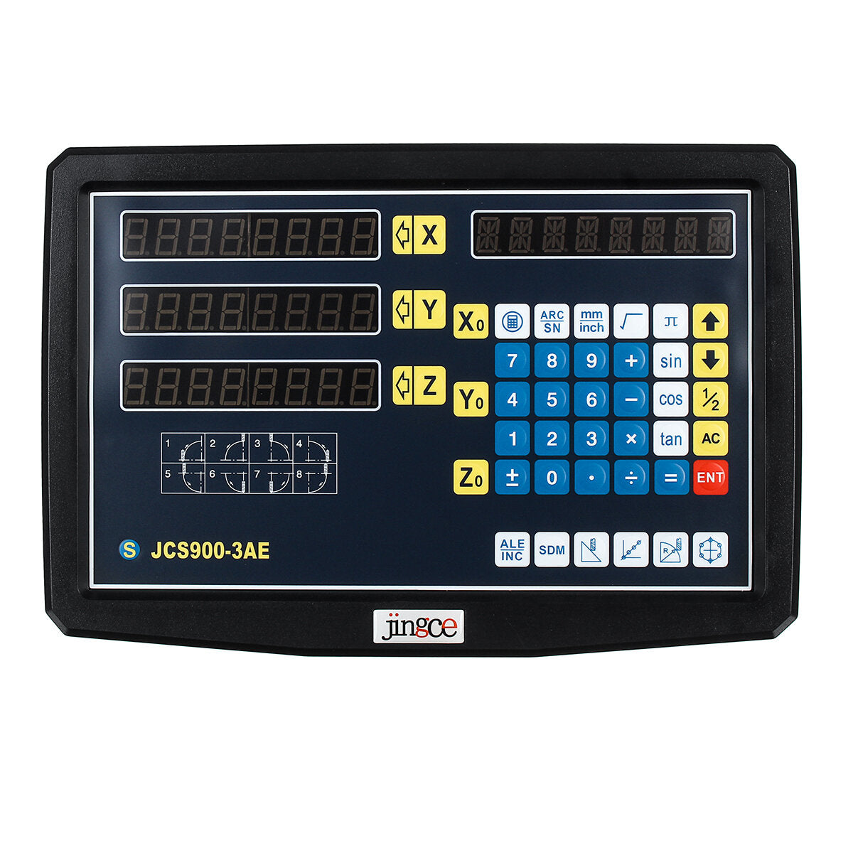 2/3 Axis Grating Digital Milling Readout Electronic Scale Lathe Linear Machine or 3 Linear Scale