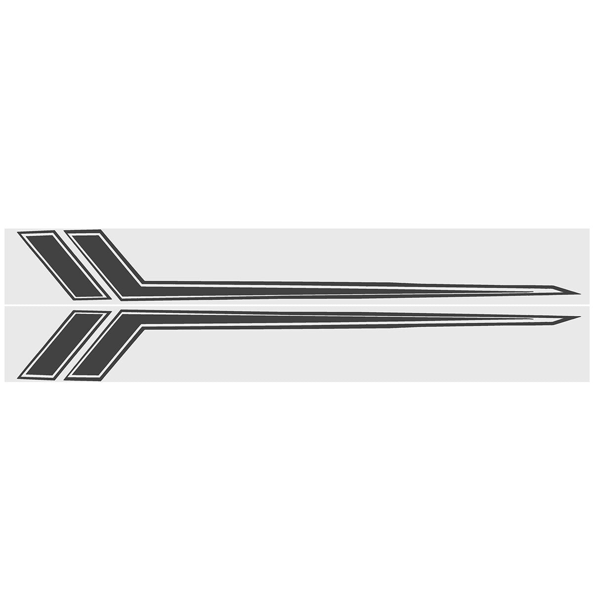 68''x8.5'' Car Decal Sticker Hash Stripe Racing Graphic Fender FOR Chevy