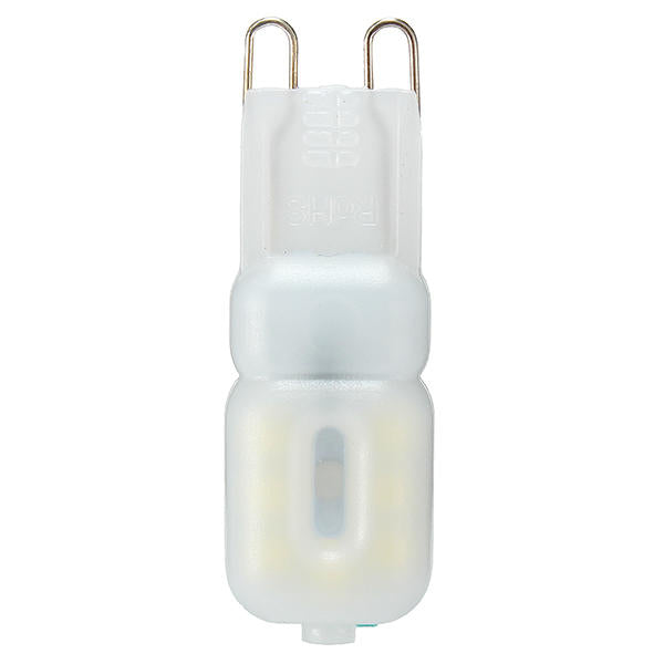 Dimmable G9 3W Transparent Milky 14 SMD 2835 LED Pure White Warm White Corn Light 110V 220V