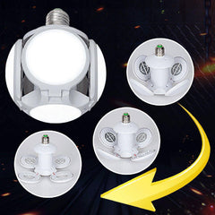 AC85-265V E27 30W 5730 SMD Five-leaves Foldable Football Shape  120 LED Light Bulb for Home Indoor Use