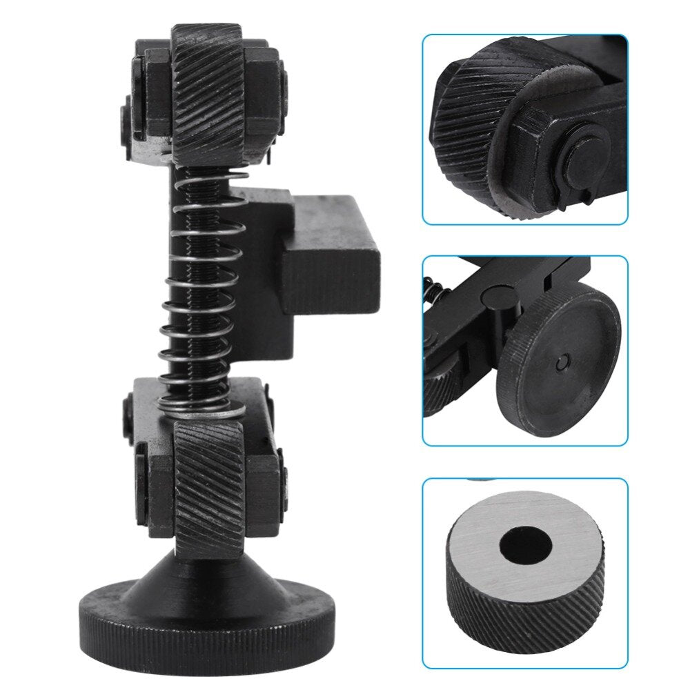 Knurling Knurler Tool Holder Linear Knurl Tool Lathe Adjustable Shank with Wheels Lathe Tools