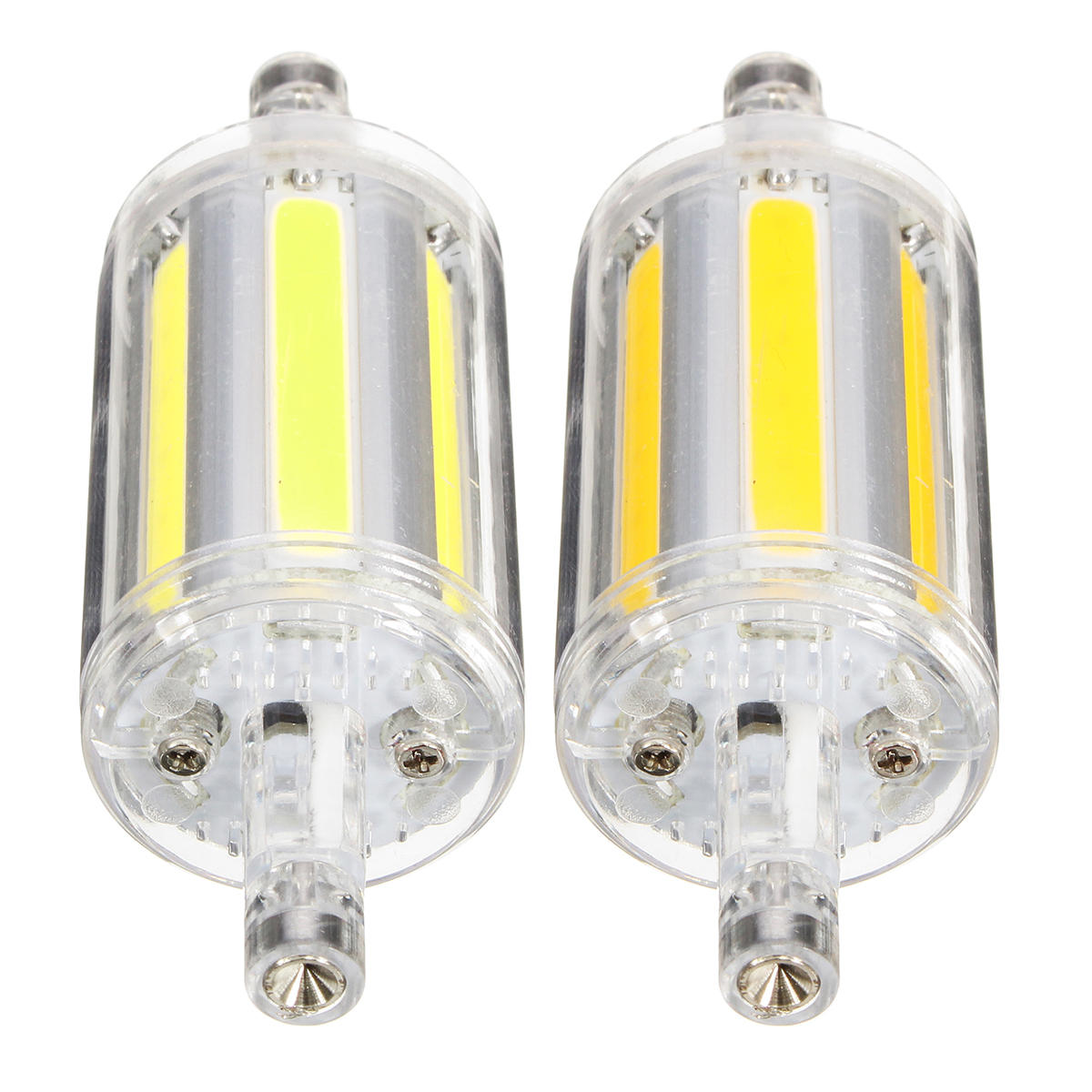 8W COB Yes/No Dimmable Pure White Warm White LED Corn Light Bulb AC85-265V