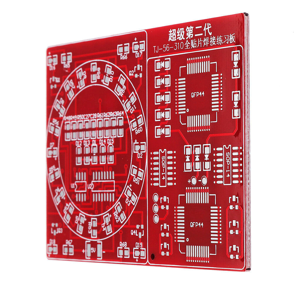 Full SMD Welding Practice Board Kit SMD Lucky Turntable Flow Lamp DIY Soldering Skill Training Parts