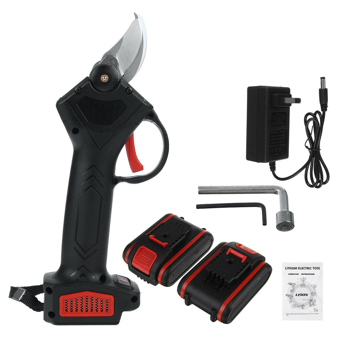 25/30mm Cordless Electric Branch Scissors Pruning Shears Cutter Tool Trimmer