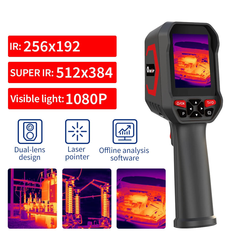 GreenZech Industrial 512 Pro | 512x384 Super IR Thermal Imaging Camera | Professional Handheld Infrared Imager