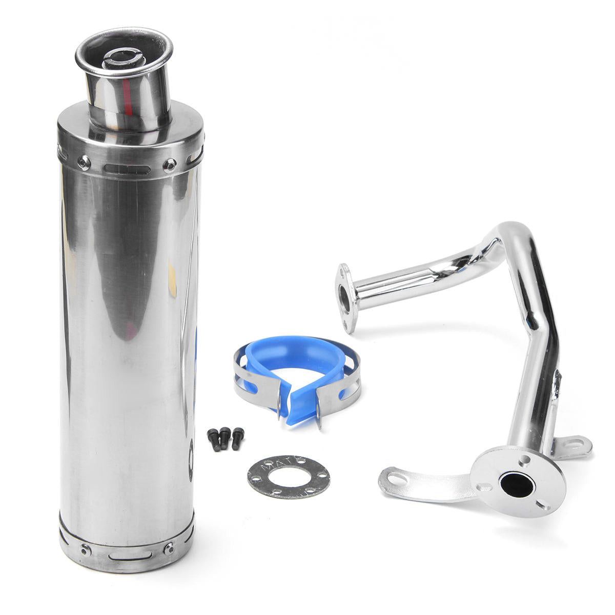 Scooter Performance Exhaust Muffler Stainless Pipe 88*300mm