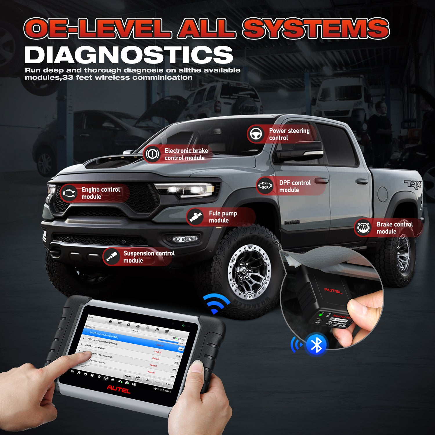 Auto Diagnostic All System Scanner Upgrade of DS808 Same Function as MS906