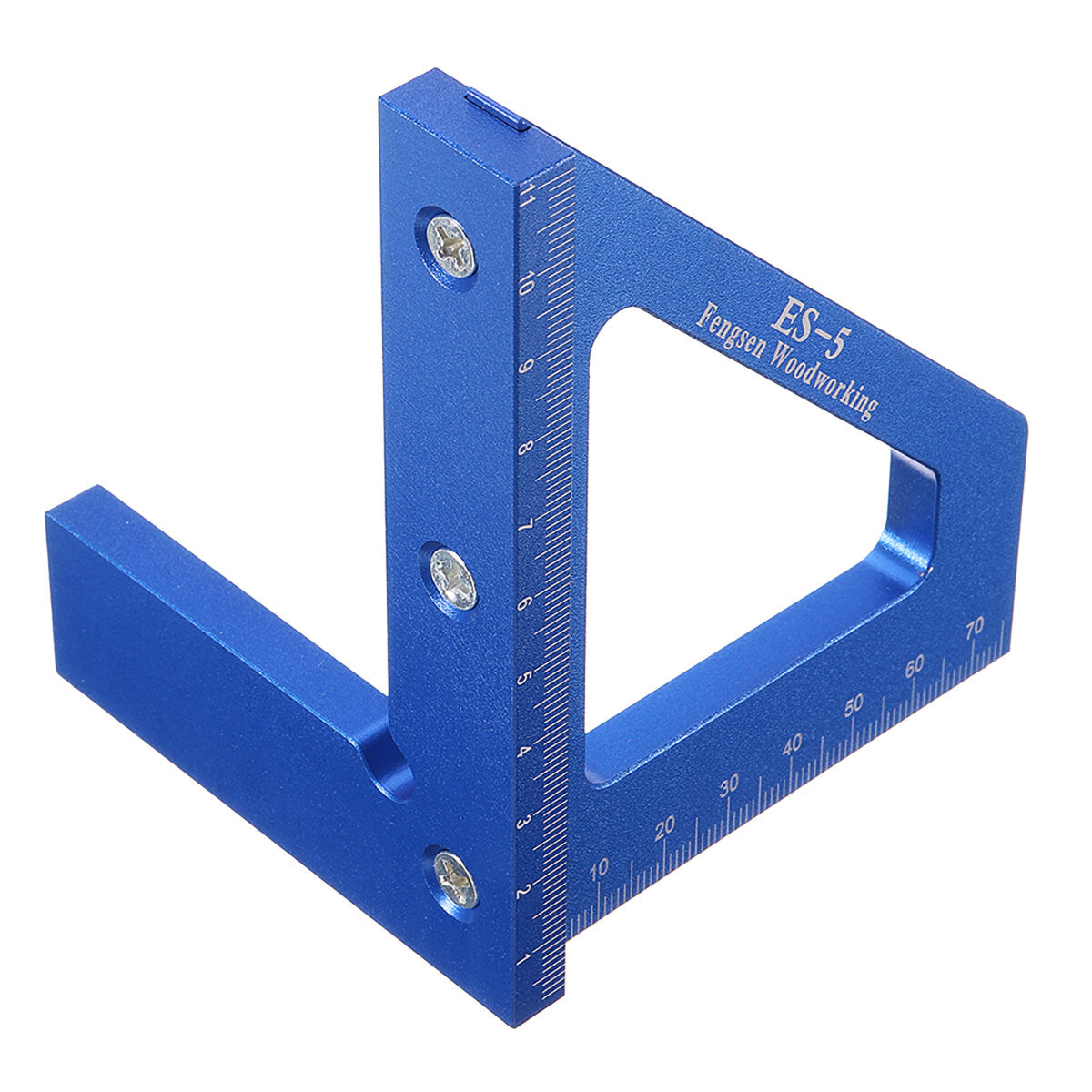 Aluminum Alloy 3D Miter Angle Marking T Ruler - 45/90 Degree Measuring Tool for Woodworking & DIY Projects
