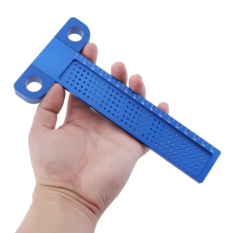 Crossed T Ruler 7inch Woodworking Scribe Precision Measuring Tools
